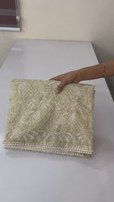 Embroidered Designer Tissue silk saree MTSS68 (1)