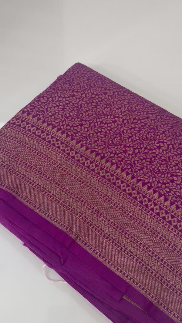Banarasi semi katan saree SMBNIRY- Vadamalli