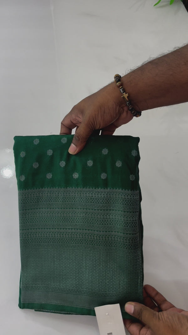 Chinnon Georgette saree SMFRCM- Green