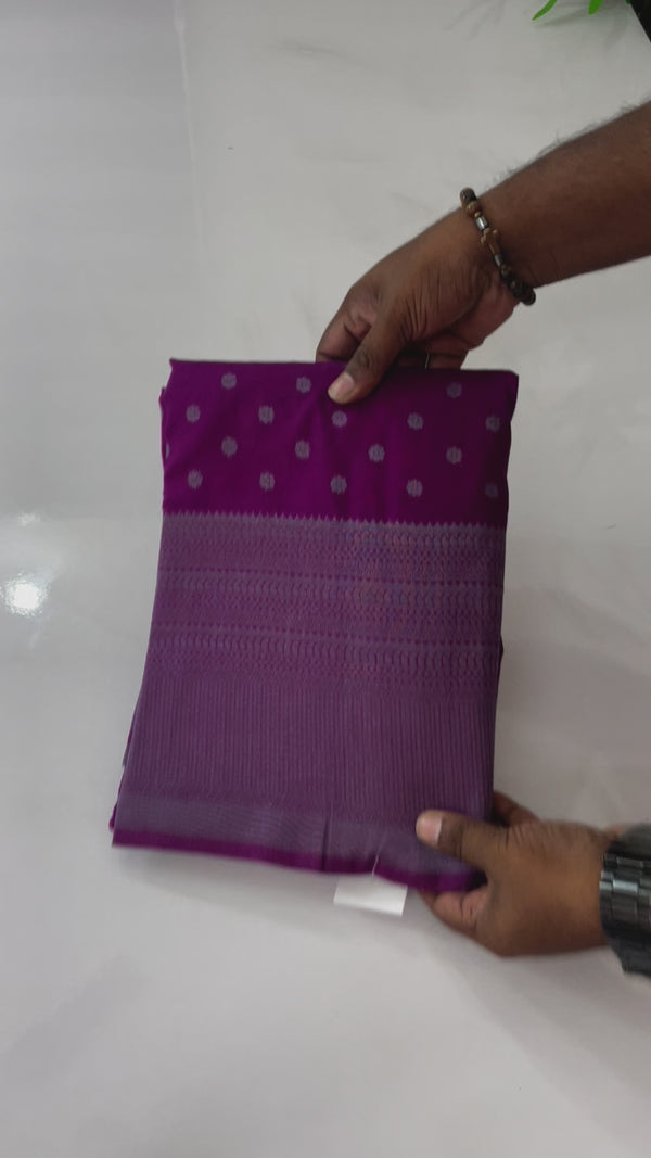 Chinnon Georgette saree SMFRCM- Purple