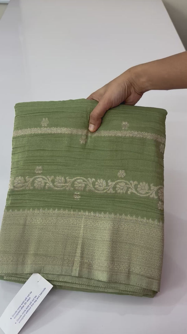 Banarasi crush georgette saree- MS1341