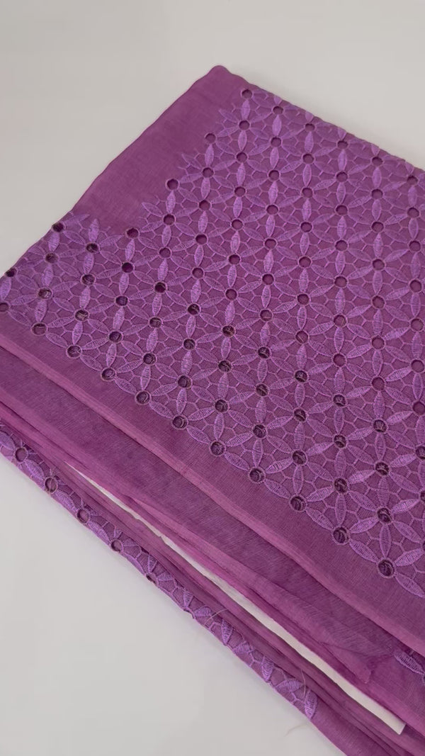 Pure desi tussar silk saree with cutwork - MTSS667