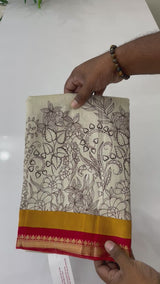 Semi chanderi saree  BSIMRHN