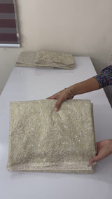 Embroidered Designer Tissue silk saree MTSS68(3)