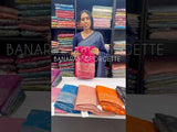 Semi Banarasi Georgette saree MKGS721